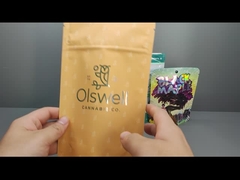 mylar tiennent des poches pour l'mauvaise herbe de nourriture de cannabis que les sacs sentent l'emballage de preuve