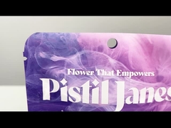 De catégorie comestible de mauvaise herbe de sacs de papier d'aluminium de support poche olographe