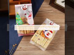 Sac d'emballage de Noël pour les biscuits à la gomme