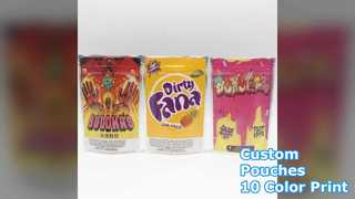 Pochettes à fermeture éclair personnalisées, impression 10 couleurs